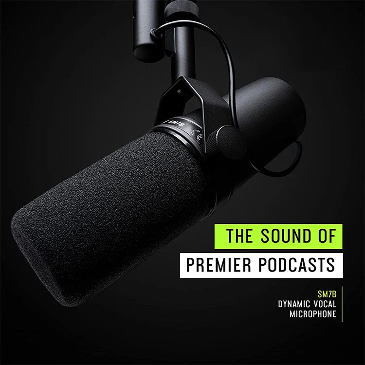SM7B MICROFONE PARA PODCAST