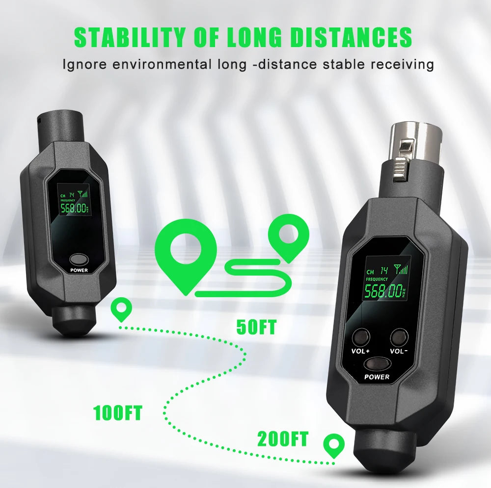 TRANSMISSOR XLR SEM FIO