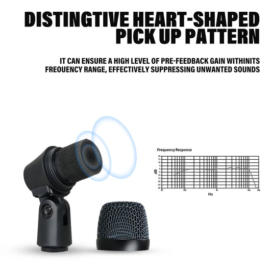 Microfone para bateria 904(sem logo)