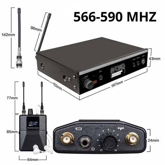 PSM 300 SISTEMA DE MONITOR SEM FIO STEREO(566-590MHZ)